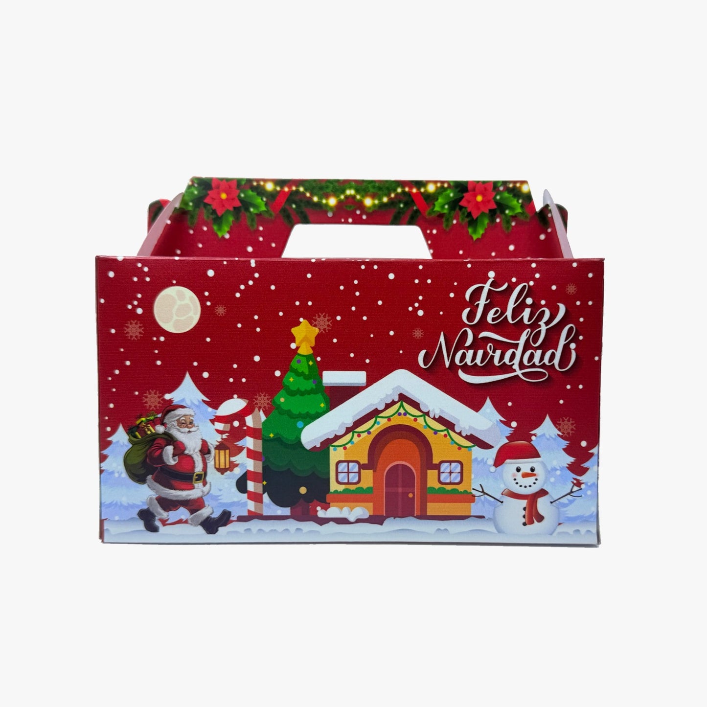 CAJA NAVIDEÑA CON OPCIÓN DE PERSONALIZAR