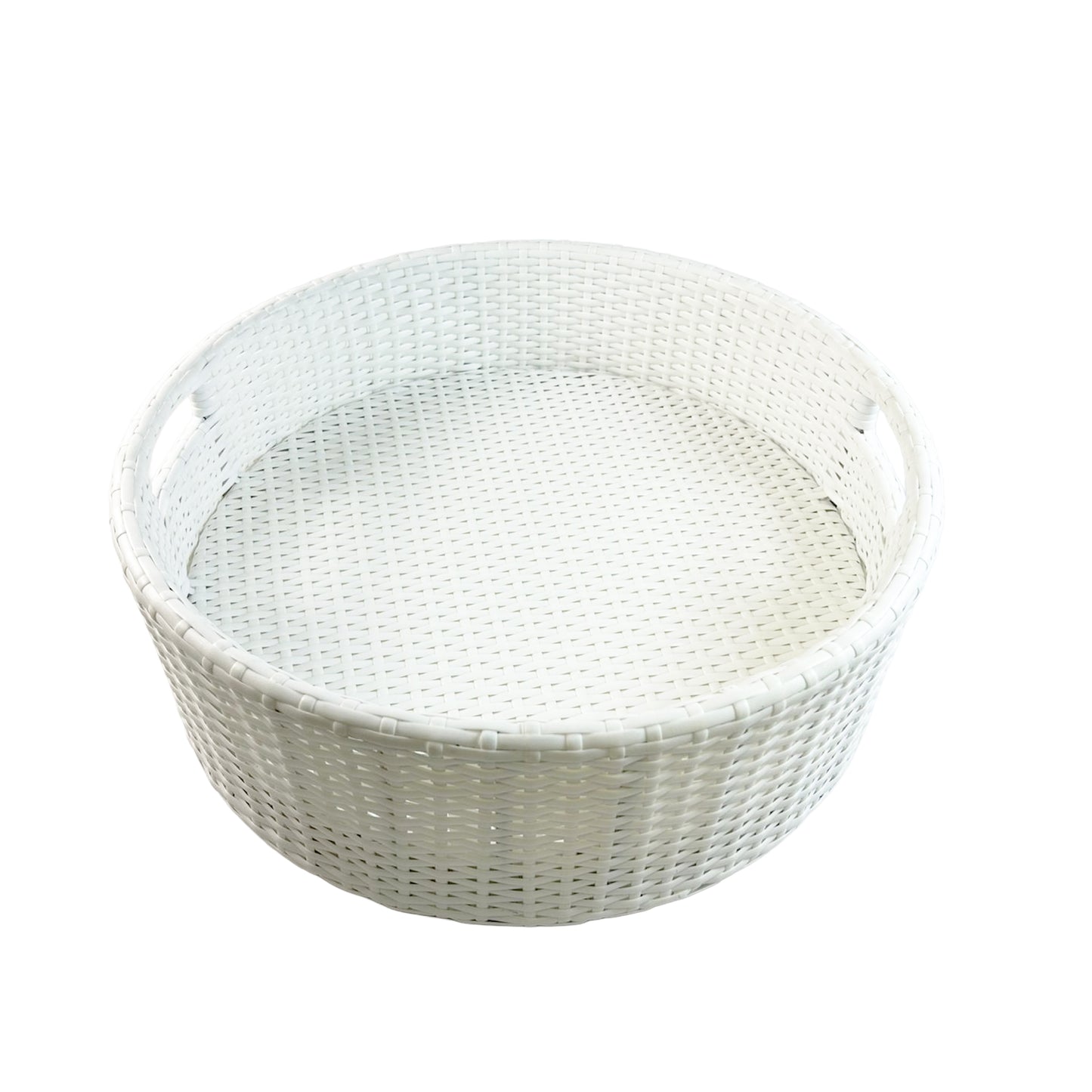 BANDEJA FLOTANTE DE RATTAN 60X20 CM