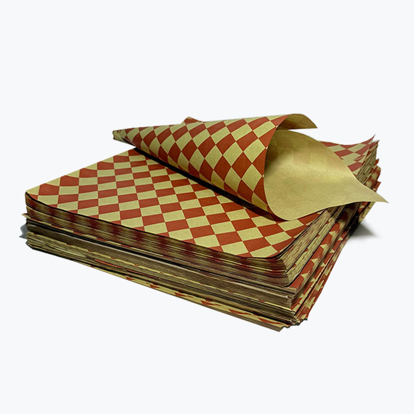 PAPEL ANTIGRASO KRAFT CUADROS 30x30 CM- PAQUETE 1.000 UNDS