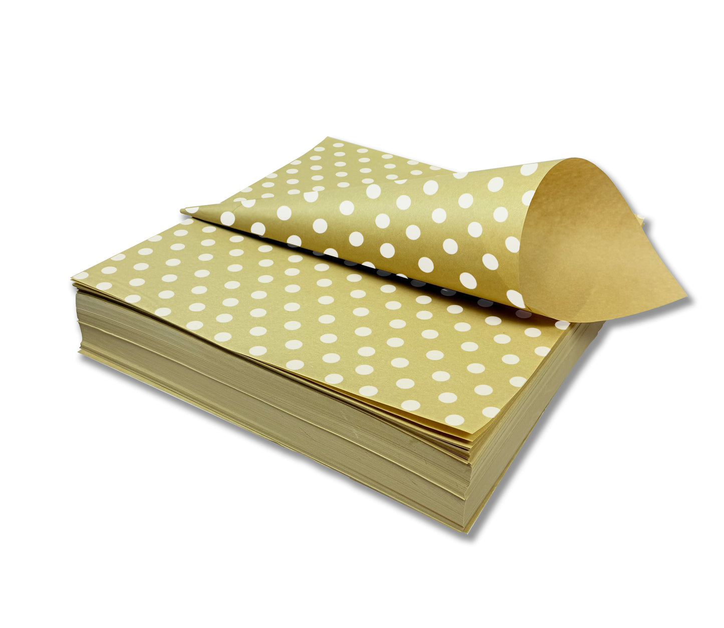 PAPEL ANTIGRASO KRAFT DISEÑO COPITOS 30x30 CM- PAQUETE 1.000 UNDS