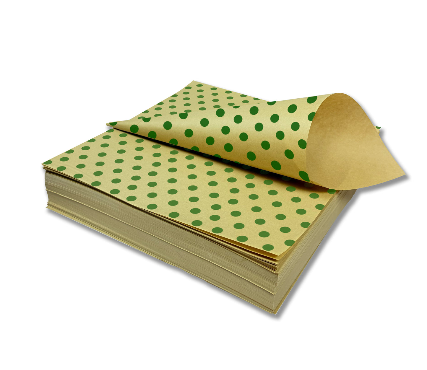 PAPEL ANTIGRASO KRAFT DISEÑO COPITOS 30x30 CM- PAQUETE 1.000 UNDS