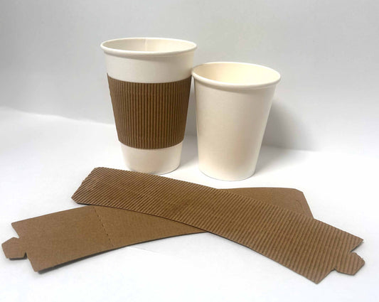 FAJILLAS MANGAS PARA VASOS KRAFT