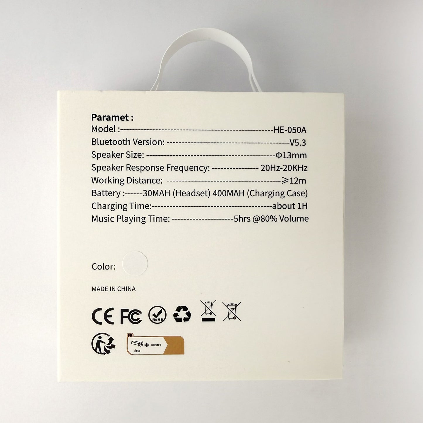 AURICULARES BLUETOOTH 5.3, PERSONALIZADOS CON GRABADO