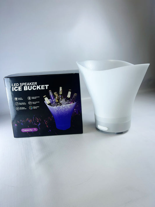 CUBITERA CON DISPOSITIVO BLUETOOTH Y LUCES LED, PERSONALIZADA, CAPACIDAD 7LTS