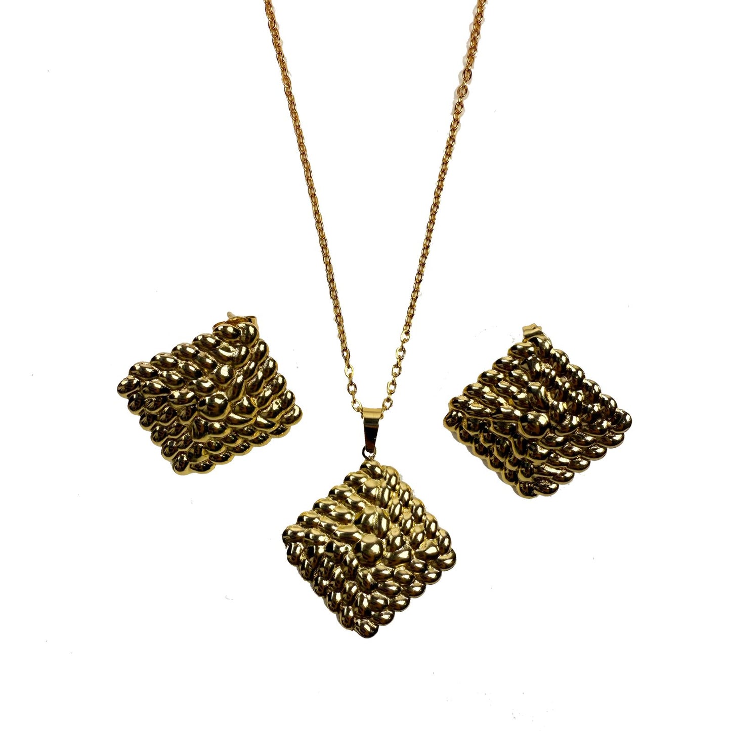 JUEGO DE JOYERIA,COLLAR Y ARETES