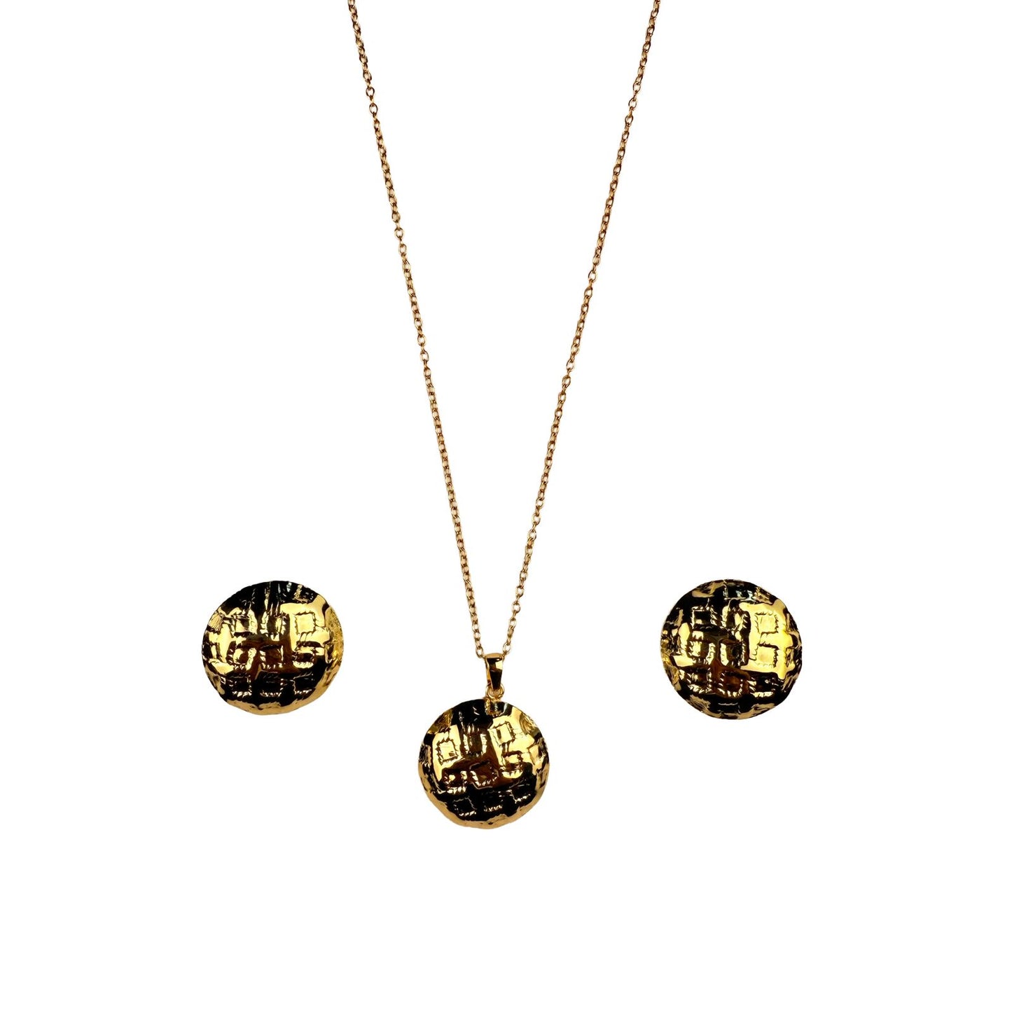 JUEGO DE JOYERIA,COLLAR Y ARETES