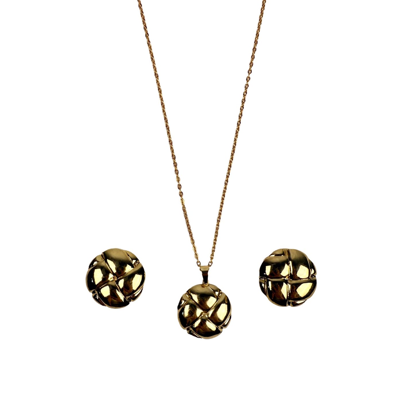 JUEGO DE JOYERIA,COLLAR Y ARETES