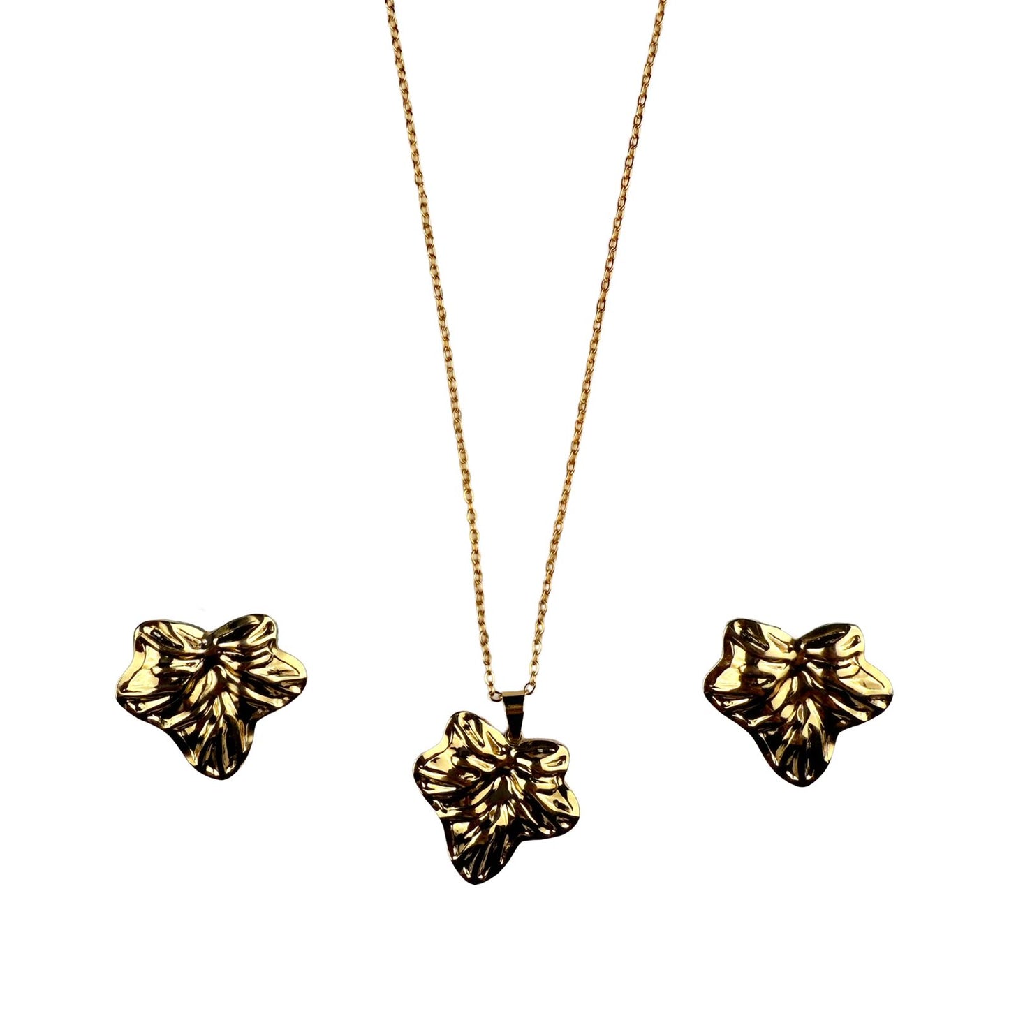 JUEGO DE JOYERIA,COLLAR Y ARETES