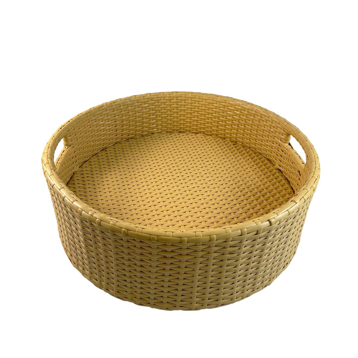 BANDEJA FLOTANTE DE RATTAN 60X20 CM